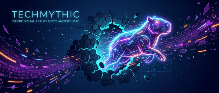 Illustration zum Anthropic Claude Mythos Datenleck – ein symbolisches Bild eines digitalen Datenlecks mit KI-Elementen