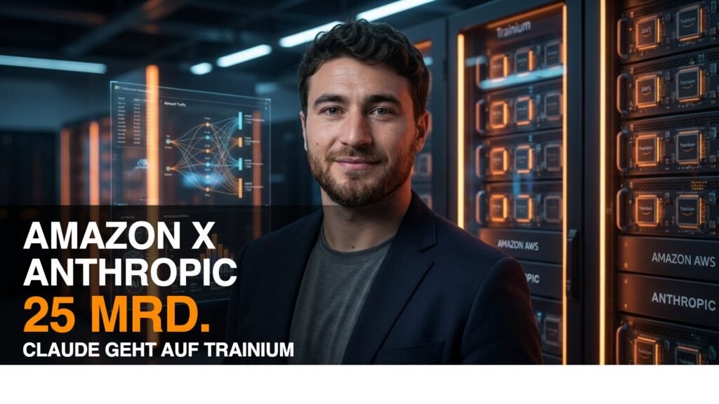 Amazon investiert 25 Milliarden Dollar in Anthropic — Claude auf Trainium