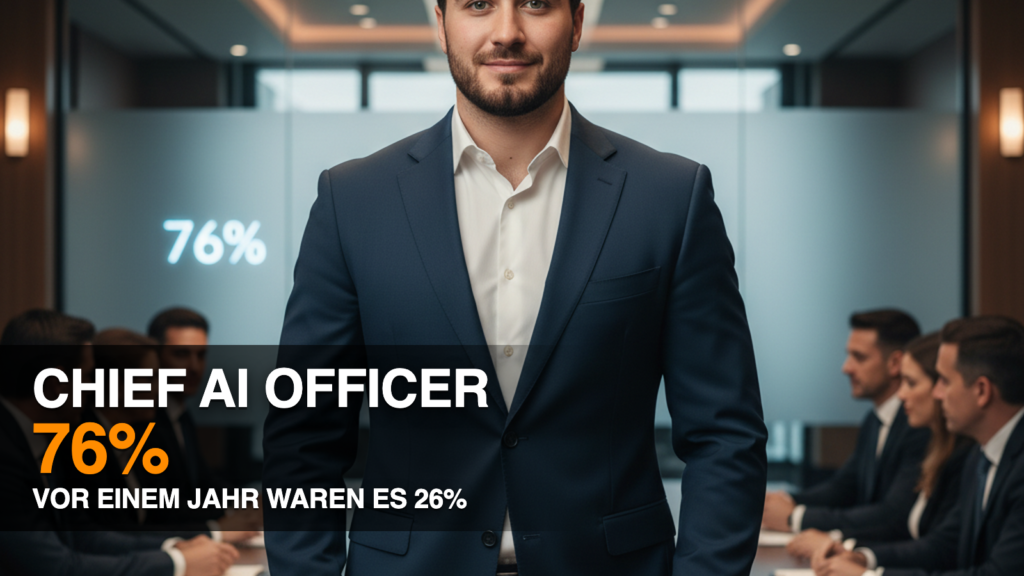 76 Prozent der Unternehmen haben einen Chief AI Officer