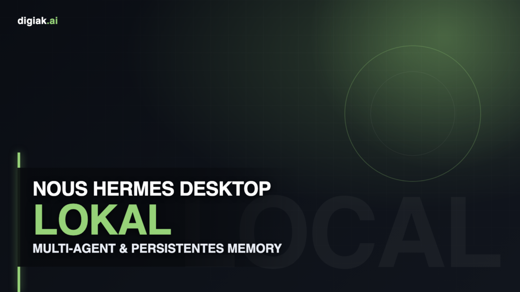 Nous Research Hermes Desktop-App &mdash; lokale AI-Agenten