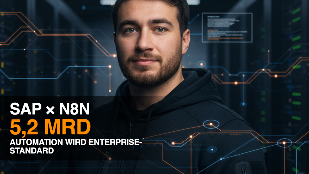 SAP investiert in n8n &mdash; 5,2 Milliarden Bewertung
