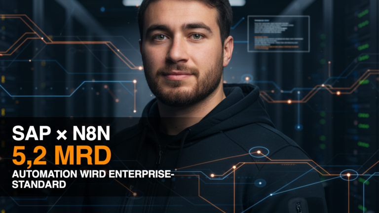 SAP investiert in n8n &mdash; 5,2 Milliarden Bewertung